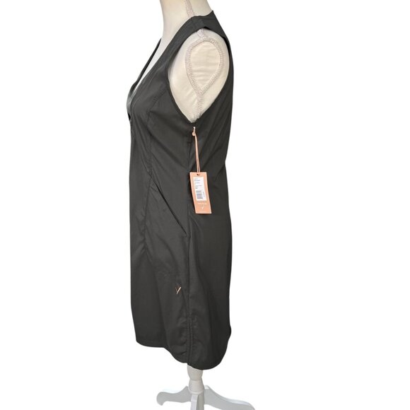 Indyeva NWT UPF 50 Liike V Cinchable Sides Dress Color Pine Size Small - Picture 2 of 10